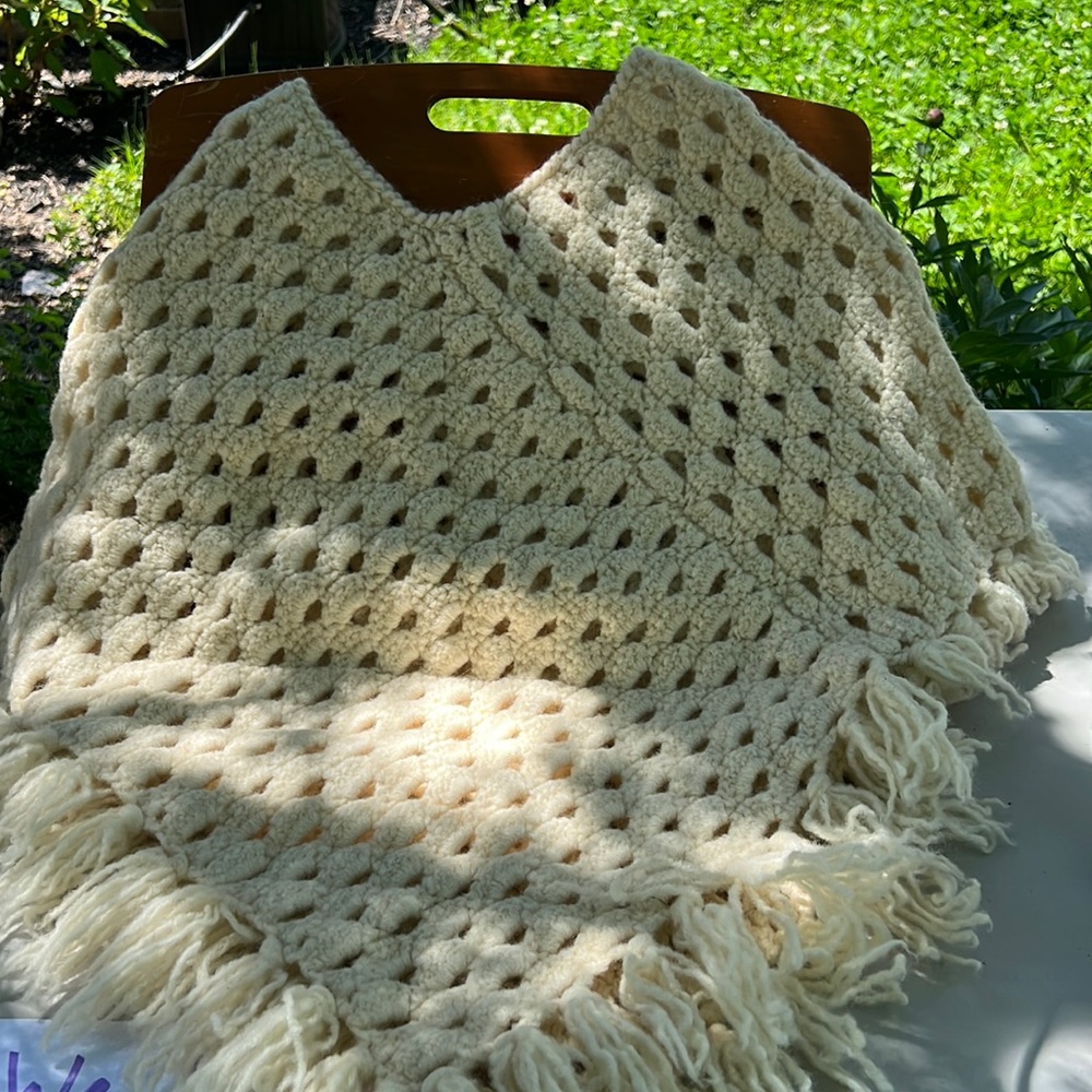 Vintage poncho 1969